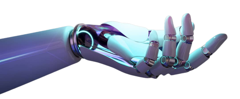 Digital robotics hand and 3D technology asset